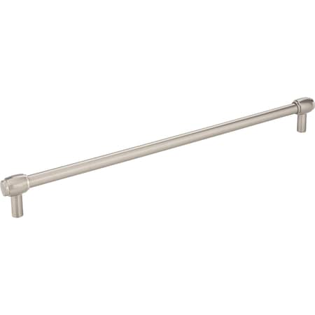 Jeffrey Alexander 305 mm Center-to-Center Satin Nickel Hayworth Cabinet Bar Pull 885-305SN